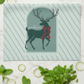 パーソナライズされた家族の名エレガント前 キッチンタオル (折り畳み)