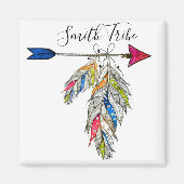 パーソナライズされた家族一族 マグネット (正面)