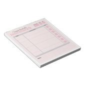 パーソナライズされた宿題 ノートパッド (アングル)