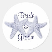 パーソナライズされた封筒用シール ラウンドシール (正面)