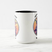 パーソナライズされた射手座〔占星術の〕十二宮図標識 マグカップ (中央)