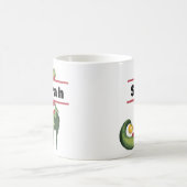 パーソナライズされた小妖精や小人シューハイヒールクリスマス コーヒーマグカップ (中央)