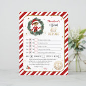 パーソナライズされた小妖精や小人レポートカード (スタンド正面)