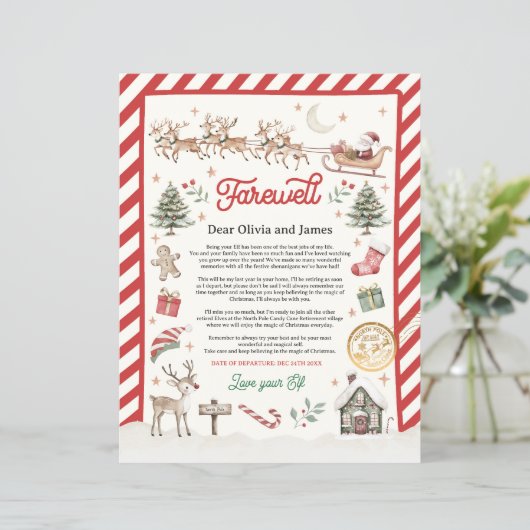 パーソナライズされた小妖精や小人除定通知さよなら小妖精や小人 (スタンド正面)