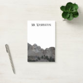 パーソナライズされた山ラシュモア写真 ポストイット (オフィス)