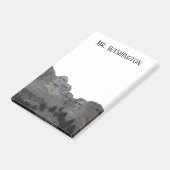 パーソナライズされた山ラシュモア写真 ポストイット (アングル)