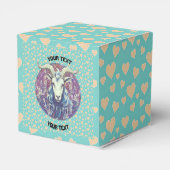 パーソナライズされた山羊座〔占星術の〕十二宮図標識バッグ フェイバーボックス (裏面サイド)