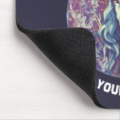 パーソナライズされた山羊座〔占星術の〕十二宮図標識 マウスパッド (コーナー)