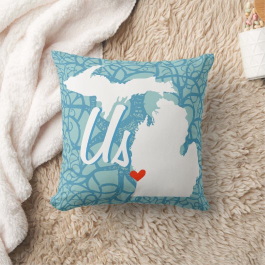パーソナライズされた州グルームズ任意のカラー枕 クッション (ブランケット)