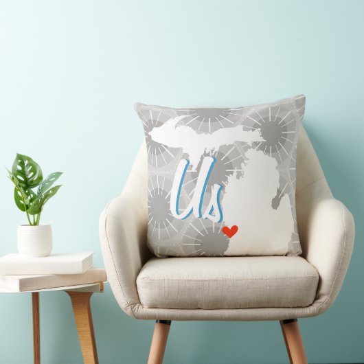 パーソナライズされた州グルームズ任意のカラー枕 クッション (椅子)