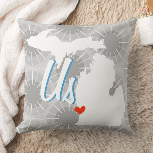 パーソナライズされた州グルームズ任意のカラー枕 クッション (ブランケット)