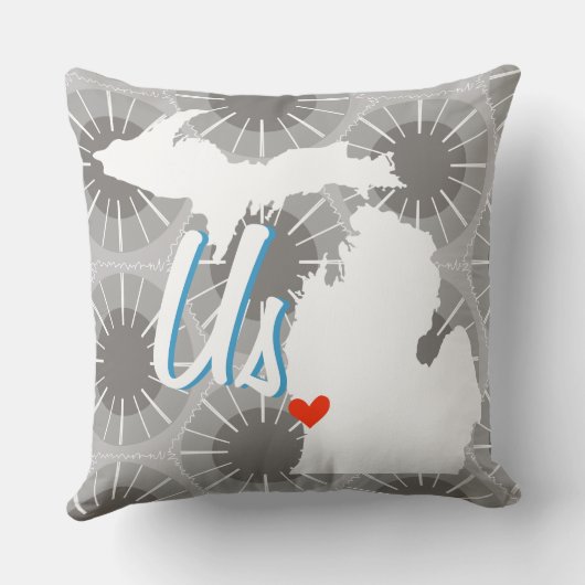 パーソナライズされた州グルームズ任意のカラー枕 クッション (裏面)