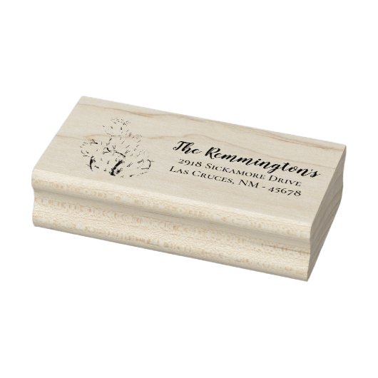 パーソナライズされた差出人住所スタンプボホラマボヘム ラバースタンプ (スタンプ)