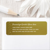 パーソナライズされた差出人住所フェイク ラベル (インサイチュ)