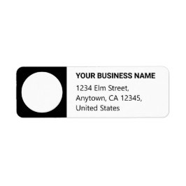 パーソナライズされた差出人住所ラベル：名前とログ ラベル