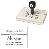 パーソナライズされた差出人住所ラージインクスタンプ ラバースタンプ (押印)