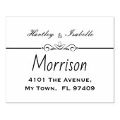 パーソナライズされた差出人住所ラージインクスタンプ ラバースタンプ (インプリント)