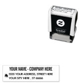 パーソナライズされた差出人住所自己スタンプ セルフインキングスタンプ (インサイチュ)