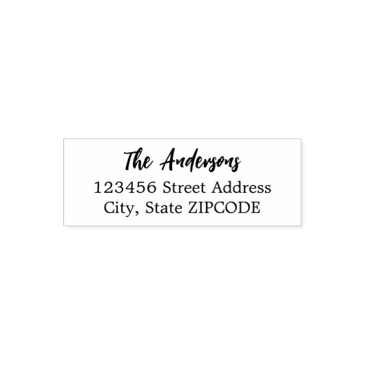 パーソナライズされた差出人住所 セルフインキングスタンプ (デザイン)