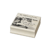 パーソナライズされた差出人住所、ペットの写真 ラバースタンプ (スタンプ)