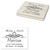 パーソナライズされた差出人住所 ラバースタンプ (押印)