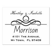 パーソナライズされた差出人住所 ラバースタンプ (インプリント)