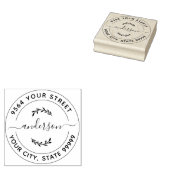 パーソナライズされた差出人住所 ラバースタンプ (押印)