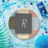 パーソナライズされた市松模様に ペーパープレート (パーティー)