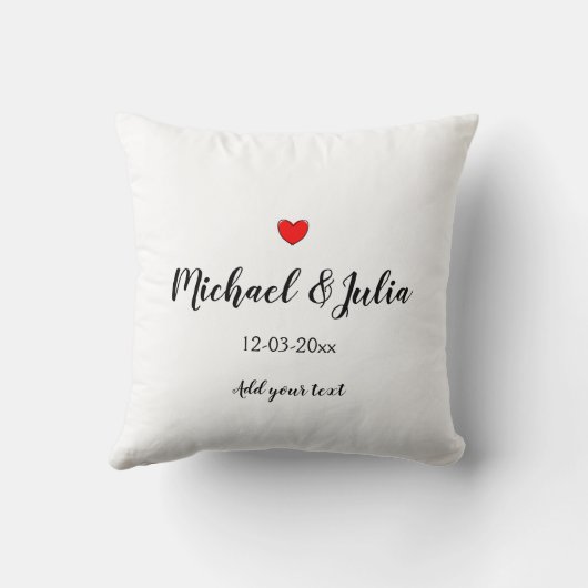 パーソナライズされた年ミニマル度を追加 クッション (裏面)