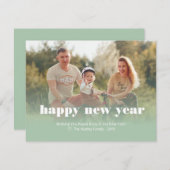 パーソナライズされた年賀状 ノートカード (正面/裏面)