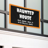 パーソナライズされた幽霊のよく出る旗 横断幕 (ビルの外側)