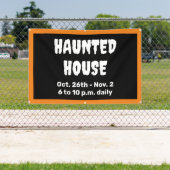 パーソナライズされた幽霊のよく出る旗 横断幕 (インサイチュ)