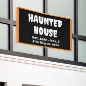 パーソナライズされた幽霊のよく出る旗 横断幕 (ビルの外側)
