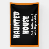 パーソナライズされた幽霊のよく出る旗 横断幕 (縦)