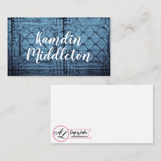 パーソナライズされた座席表素朴TINパネル天井 プレイスカード (正面/裏面)