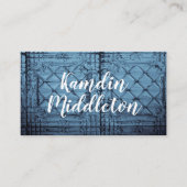 パーソナライズされた座席表素朴TINパネル天井 プレイスカード (正面)