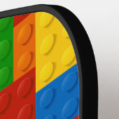 パーソナライズされた建物ブロックDink応答可能2 ピックルボールラケット (左詳細)