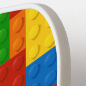 パーソナライズされた建物ブロックDink ピックルボールラケット (左詳細)