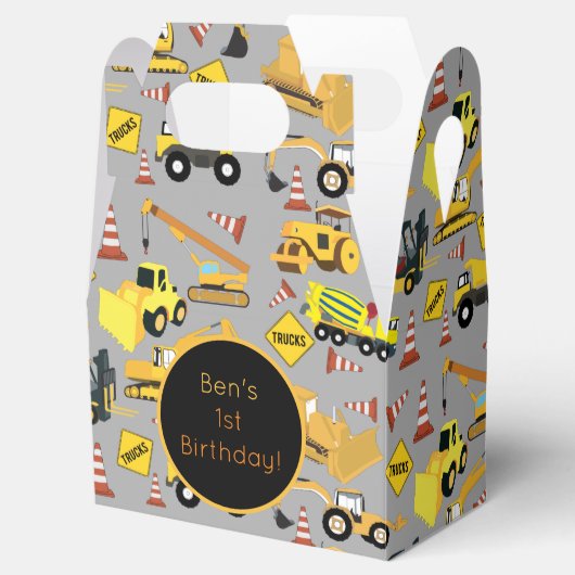 パーソナライズされた建築トラックのパターン フェイバーボックス (オープン)