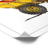 パーソナライズされた建築機器ポスター ポスター (角)