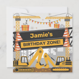 パーソナライズされた建築誕生日ゾーンデザイン カード