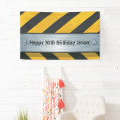 パーソナライズされた建築誕生日バナー 横断幕 (インサイチュ)