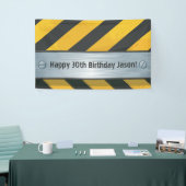 パーソナライズされた建築誕生日バナー 横断幕 (トレードショー)