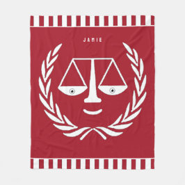 パーソナライズされた弁護士用フリースブランケット フリースブランケット