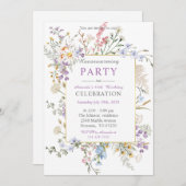 パーソナライズされた引っ越し祝いパーティー及び誕生日 招待状 (正面/裏面)