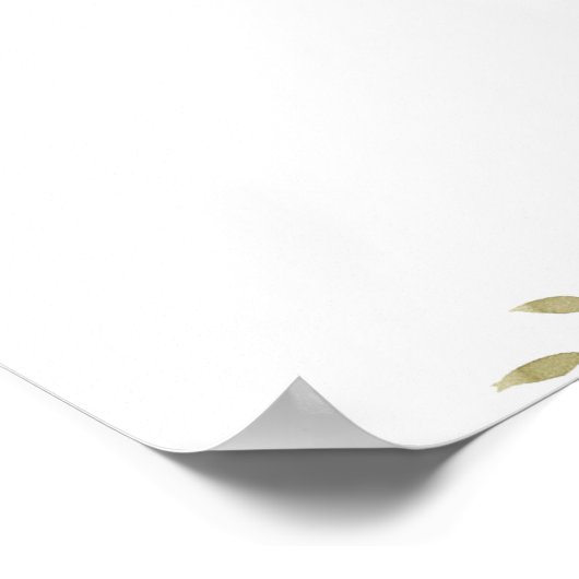 パーソナライズされた引用文カスタム引用文プリントフローラ ポスター (角)