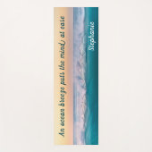 パーソナライズされた引用文海波 ヨガマット (正面)