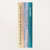 パーソナライズされた引用文海波 ヨガマット (裏面)