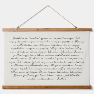 パーソナライズされた引用文結婚の願い 吊り下げ型タペストリー