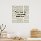 パーソナライズされた引用文,文学のポスター,カスタム ポスター (キッチン)